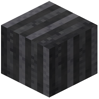 Black Vertical Stripe Wool