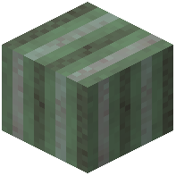 Green Vertical Stripe Wool
