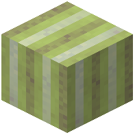 Lime Vertical Stripe Wool