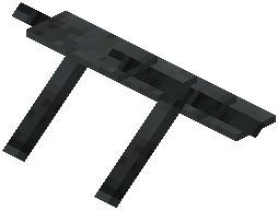 Decorative Shelf Black Concrete