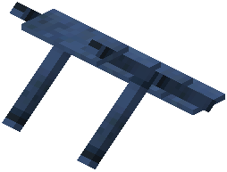 Decorative Shelf Blue Concrete
