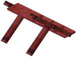 Decorative Shelf Red Concrete