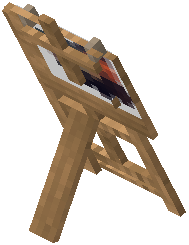 Easel with Canvas