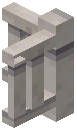 Fence Corner Light Gray Concrete
