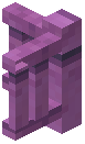 Fence Corner Magenta Concrete