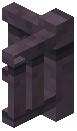 Fence Corner Purple Concrete