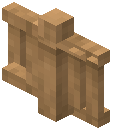 Fence Raw Oak Wood