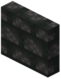 Half Side Slab Black Bricks