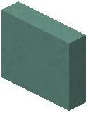Half Side Slab Cyan Concrete