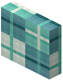 Half Side Slab Decorative Cyan Wool