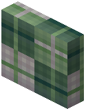 Half Side Slab Decorative Green Wool