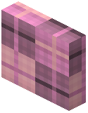 Half Side Slab Decorative Magenta Wool