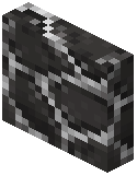 Half Side Slab Fossilized Cobblestone