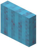 Half Side Slab Light Blue Wool