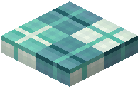 Half Slab Decorative Cyan Wool