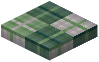Half Slab Decorative Green Wool