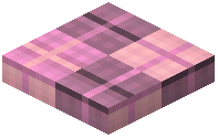 Half Slab Decorative Magenta Wool