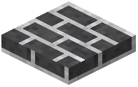 Half Slab Embbed Dark Bricks