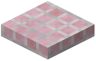 Half Slab Embbed Magenta Pale Bricks