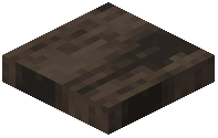 Half Slab Raw Dark Oak Wood