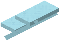 Hollow Stairs Light Blue Concrete