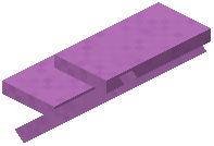 Hollow Stairs Magenta Concrete