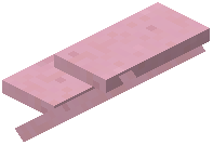 Hollow Stairs Pink Concrete