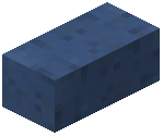 Horizontal Column Blue Concrete