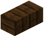 Horizontal Column Dark Oak Planks