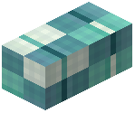 Horizontal Column Decorative Cyan Wool