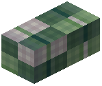 Horizontal Column Decorative Green Wool