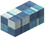 Horizontal Column Decorative Light Blue Wool