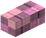 Horizontal Column Decorative Magenta Wool