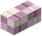 Horizontal Column Decorative Pink Wool
