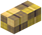 Horizontal Column Decorative Yellow Wool