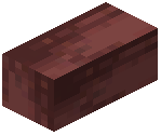 Horizontal Column Raw Crimson Wood