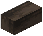 Horizontal Column Raw Dark Oak Wood