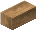 Horizontal Column Raw Oak Wood
