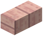 Horizontal Column Stripped Cherry Wood