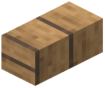 Horizontal Column Stripped Oak Wood
