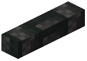 Horizontal Pole Black Bricks