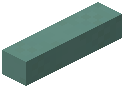Horizontal Pole Cyan Concrete