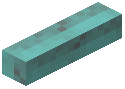 Horizontal Pole Cyan Wool