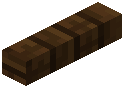 Horizontal Pole Dark Oak Planks