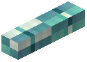 Horizontal Pole Decorative Cyan Wool