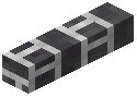 Horizontal Pole Embbed Dark Bricks