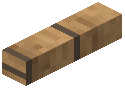 Horizontal Pole Stripped Oak Wood