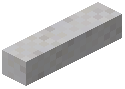 Horizontal Pole White Concrete