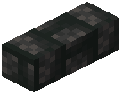 Horizontal Post Black Bricks