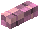 Horizontal Post Decorative Magenta Wool
